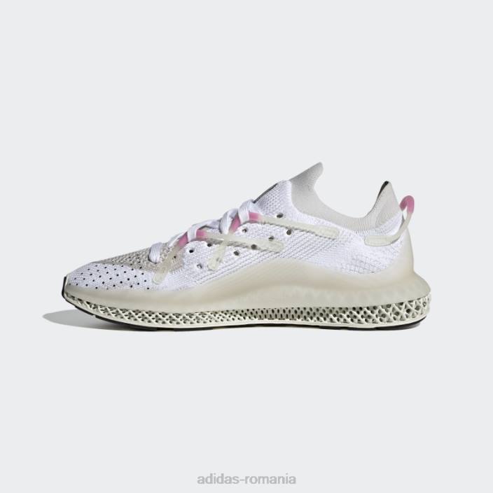 Adidas Pantofi 4d fusio albi femei alb negru 2JBN16310
