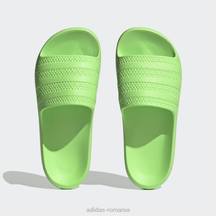 Adidas adilette ayoon slides green femei verde/negru 2JBN8474