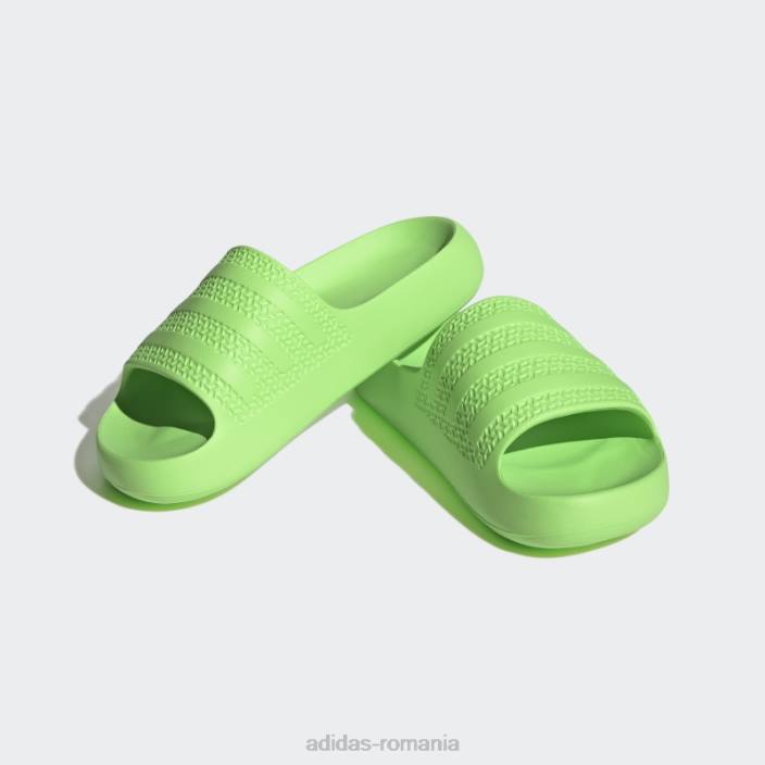 Adidas adilette ayoon slides green femei verde/negru 2JBN8474