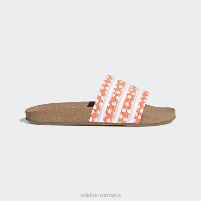 Adidas adilette slides beam orange femei fascicul portocaliu/alb/gumă 2JBN16292