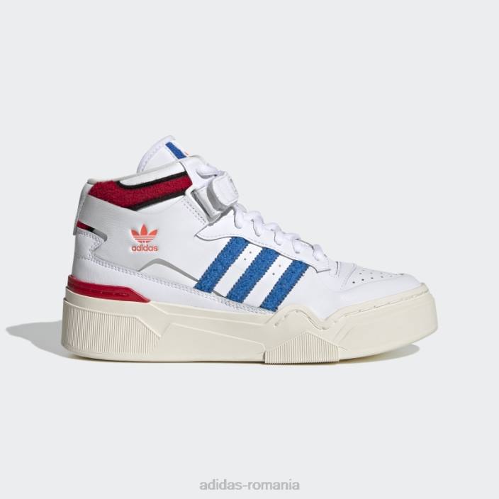 Adidas alb forum excelent 2b pantofi femei alb / regal / stacojiu 2JBN15958