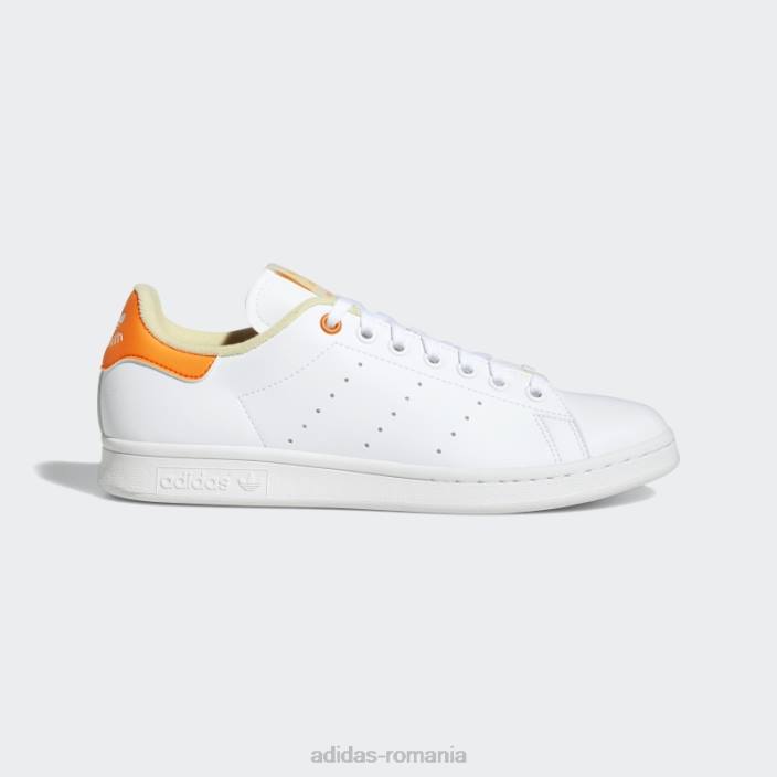 Adidas alb stan smith ei vegan w femei papură alb/galben/portocaliu 2JBN2093