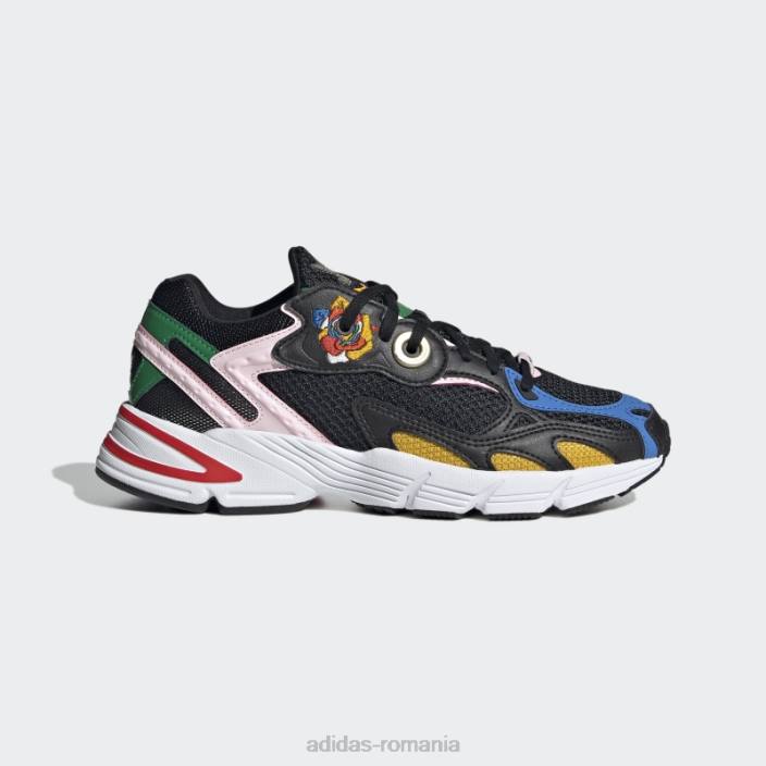 Adidas bogat mnisi astir pantofi negri femei negru/verde/roz 2JBN15914