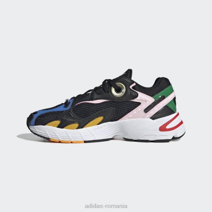 Adidas bogat mnisi astir pantofi negri femei negru/verde/roz 2JBN15914