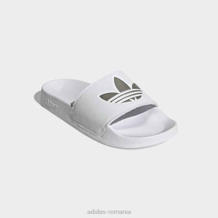 Adidas diapozitive adilette lite alb fashion femei alb/argintiu 2JBN8317