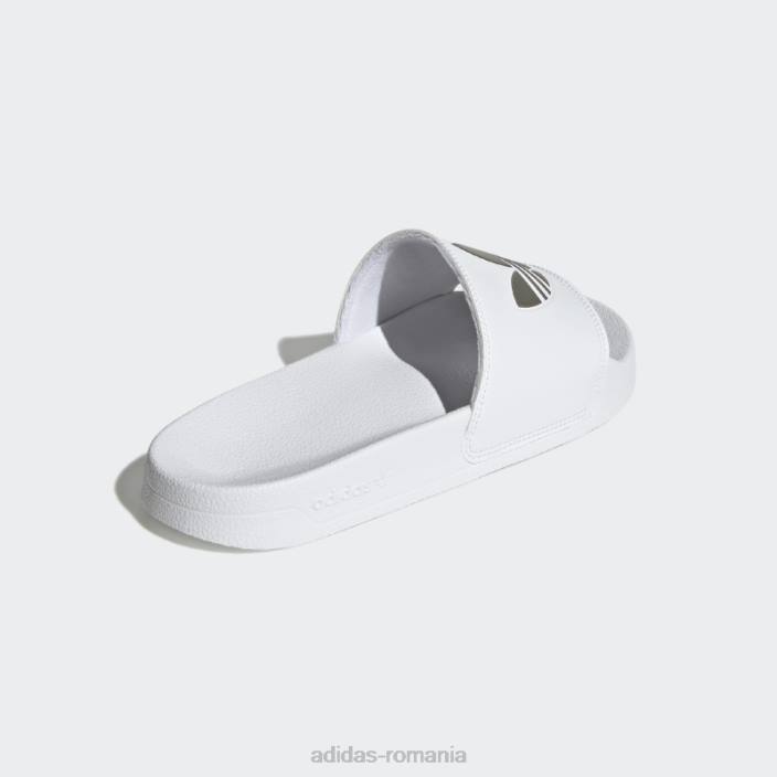 Adidas diapozitive adilette lite alb fashion femei alb/argintiu 2JBN8317