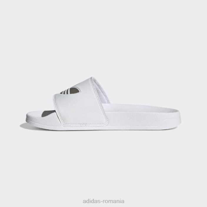 Adidas diapozitive adilette lite alb fashion femei alb/argintiu 2JBN8317