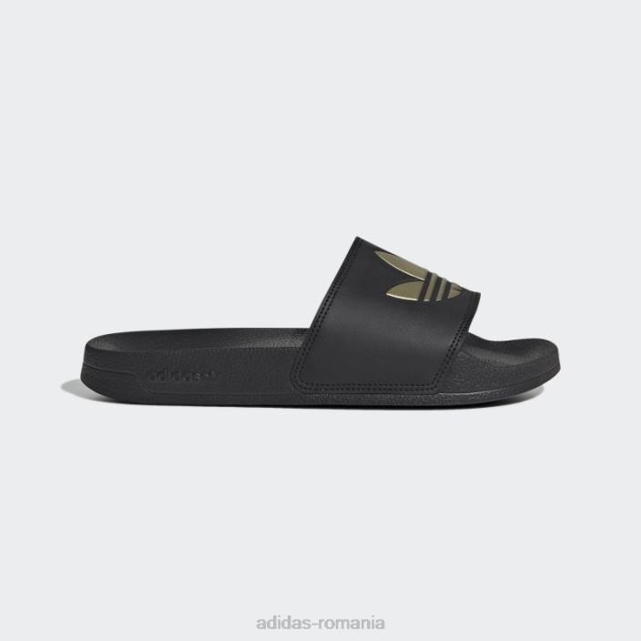 Adidas diapozitive adilette lite negre femei negru/aur mat 2JBN1972