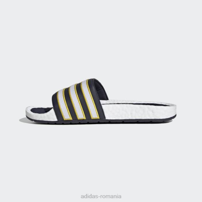 Adidas diapozitive albe adilette boost femei alb/cerneală/galben 2JBN16331