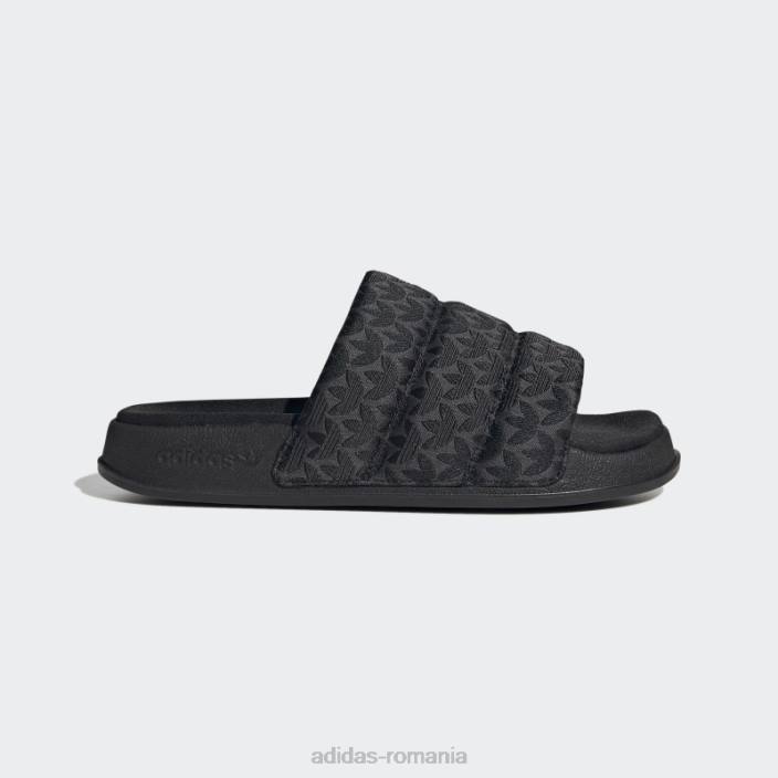 Adidas diapozitive negre adilette esentiale femei negru 2JBN8362