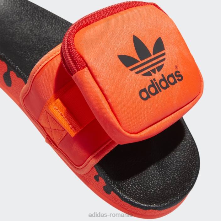 Adidas diapozitive roșii pouchylette adidas femei roșu/negru 2JBN16311