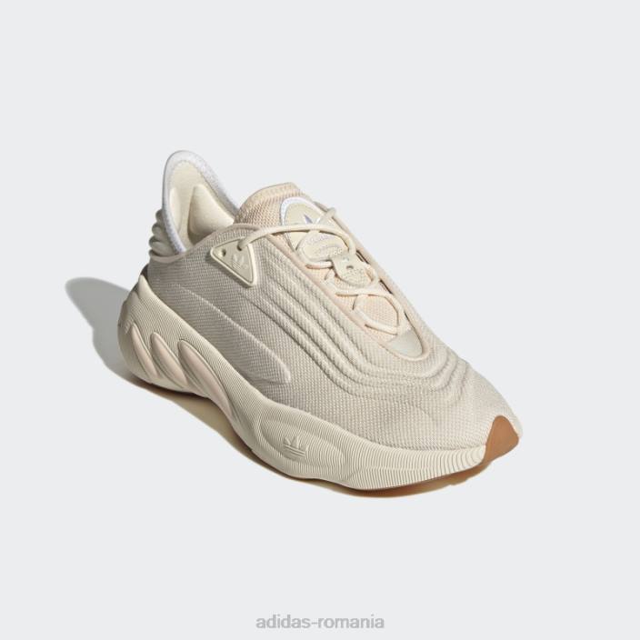 Adidas ecru tint adifom sltn pantofi adidas femei nuanță ecru/portocaliu/alb 2JBN8781