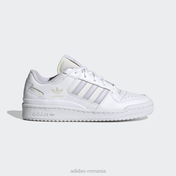 Adidas fashion alb forum low pantofi clasici femei zori alb/argintii 2JBN15889