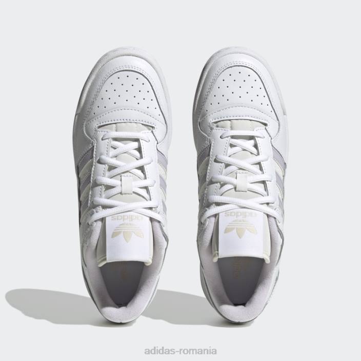 Adidas fashion alb forum low pantofi clasici femei zori alb/argintii 2JBN15889