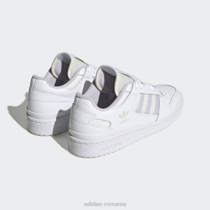 Adidas fashion alb forum low pantofi clasici femei zori alb/argintii 2JBN15889