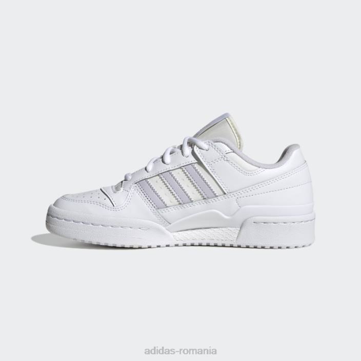 Adidas fashion alb forum low pantofi clasici femei zori alb/argintii 2JBN15889