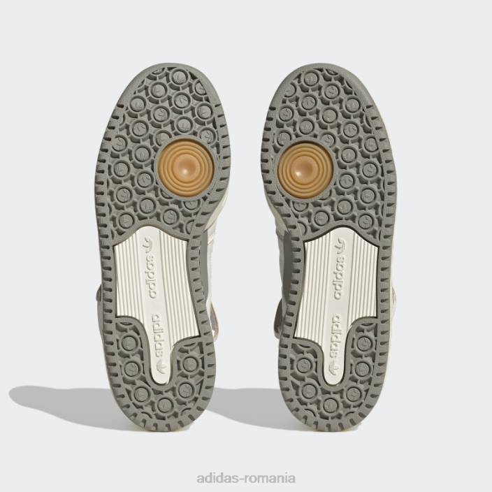 Adidas forum 84 hi pantofi albi femei pietriș alb/argintiu 2JBN8564