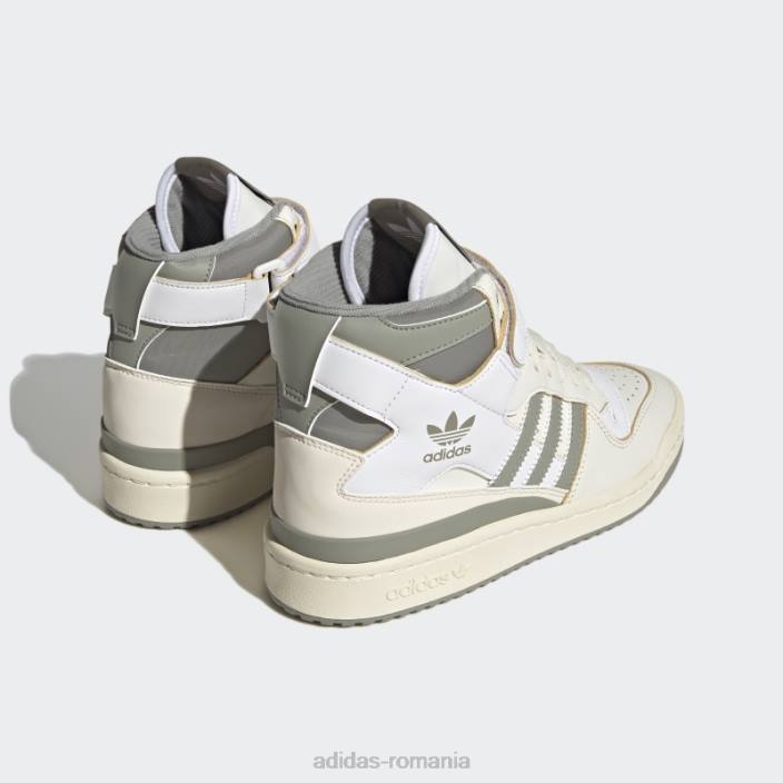 Adidas forum 84 hi pantofi albi femei pietriș alb/argintiu 2JBN8564
