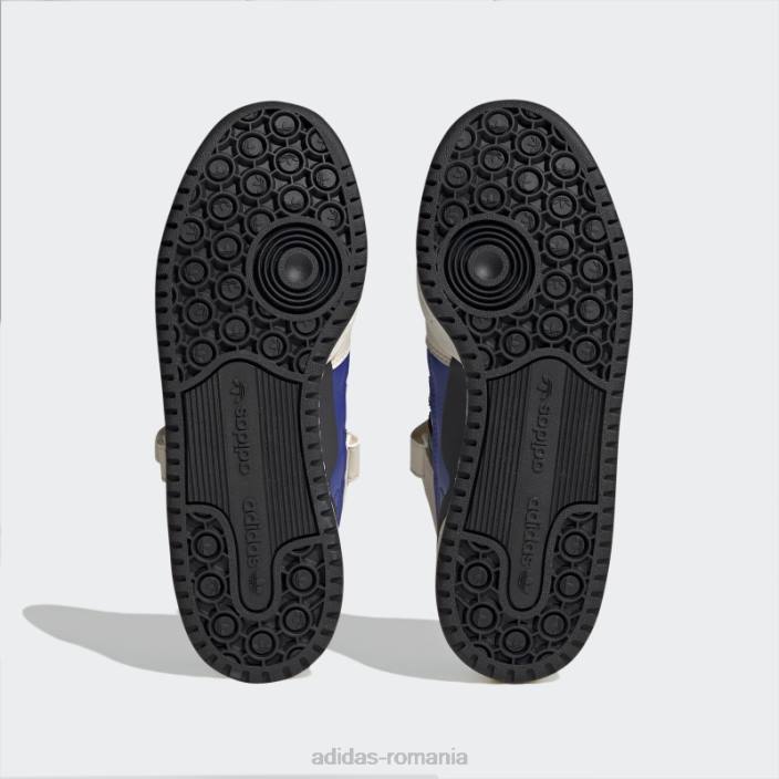 Adidas forum blue pantofi joase femei alb/negru/albastru 2JBN1964
