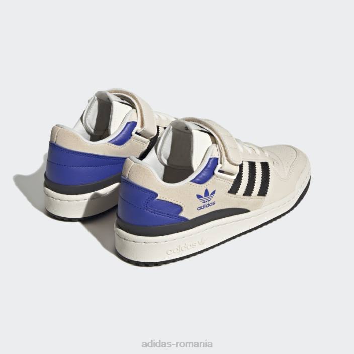 Adidas forum blue pantofi joase femei alb/negru/albastru 2JBN1964