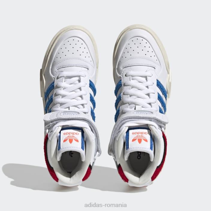 Adidas forum excelent 2b pantofi alb adidas femei alb / regal / stacojiu 2JBN2016