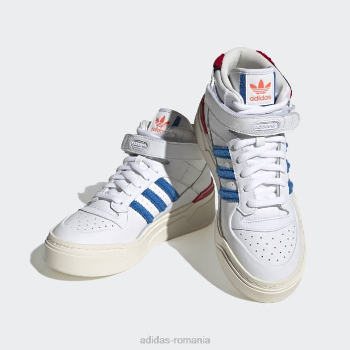 Adidas forum excelent 2b pantofi alb adidas femei alb / regal / stacojiu 2JBN2016