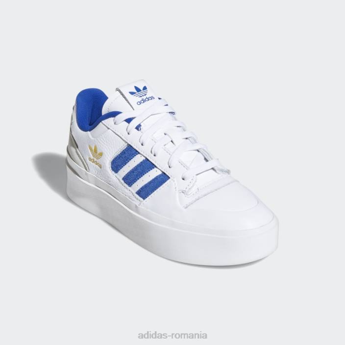 Adidas forum excelent pantofi albastri femei alb/albastru/auriu metalic 2JBN8323
