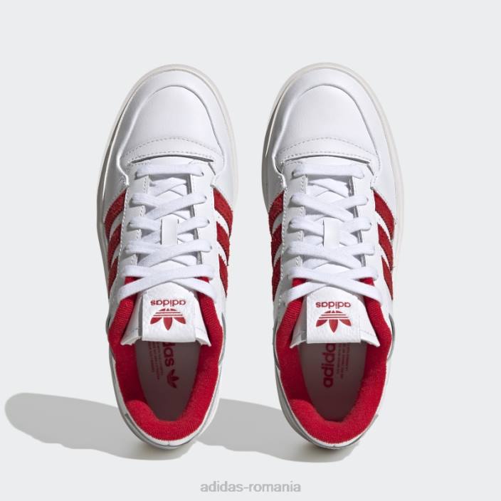 Adidas forum excelent pantofi albi femei alb/stacojiu 2JBN8426