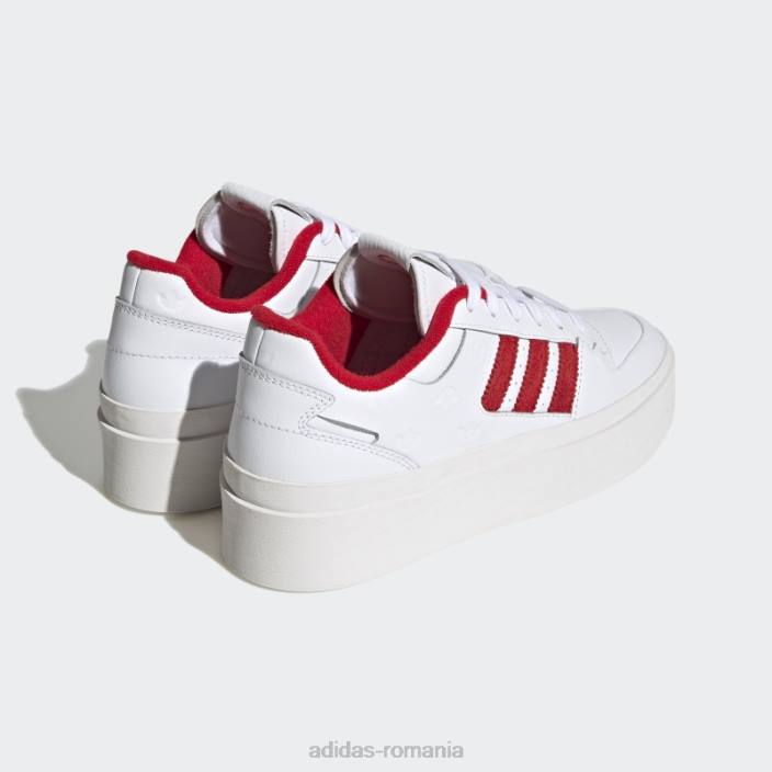 Adidas forum excelent pantofi albi femei alb/stacojiu 2JBN8426
