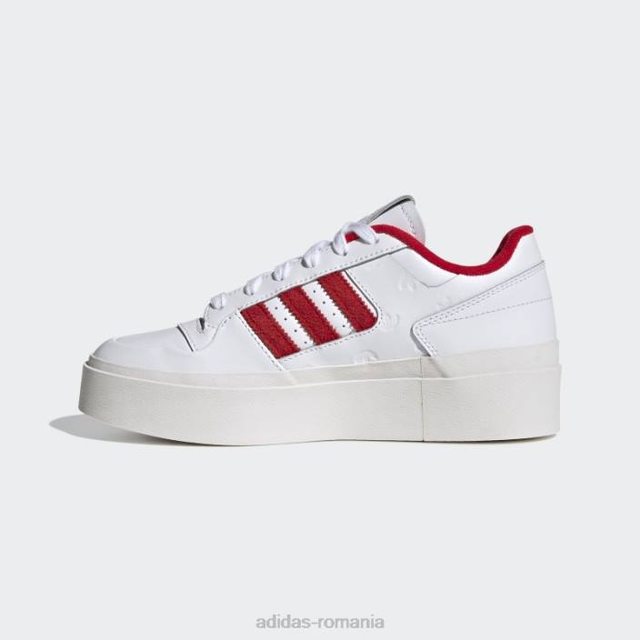 Adidas forum excelent pantofi albi femei alb/stacojiu 2JBN8426