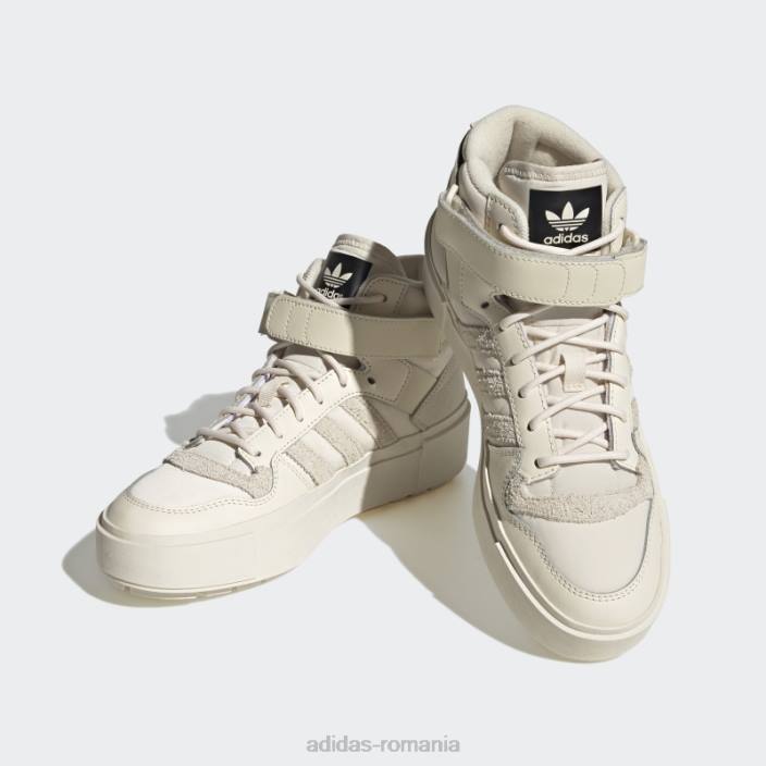 Adidas forum excelent x pantofi albi femei alb negru 2JBN15956