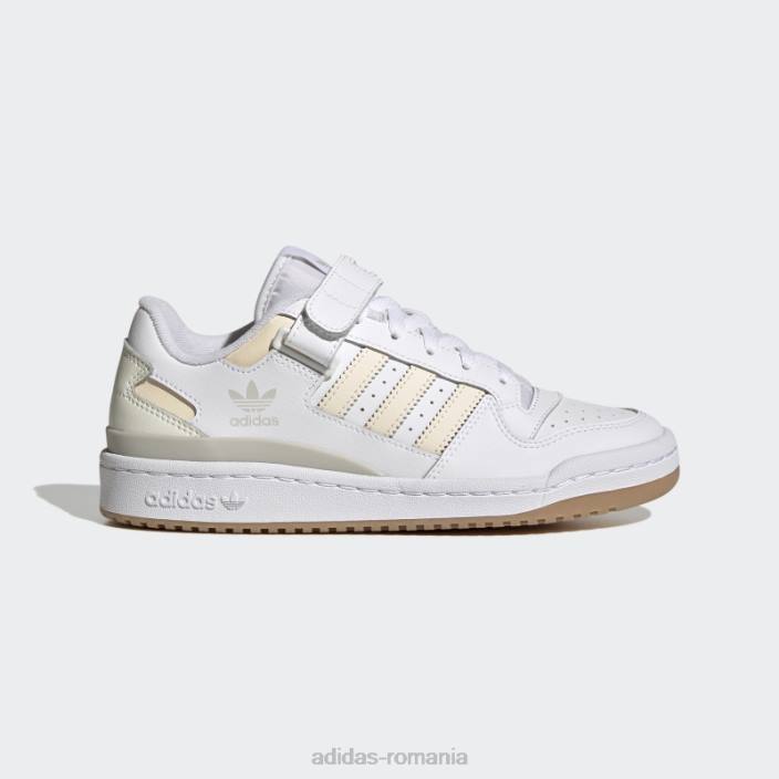 Adidas forum pantofi joase nuanță ecru femei nuanță alb/ecru/gumă 2JBN8676