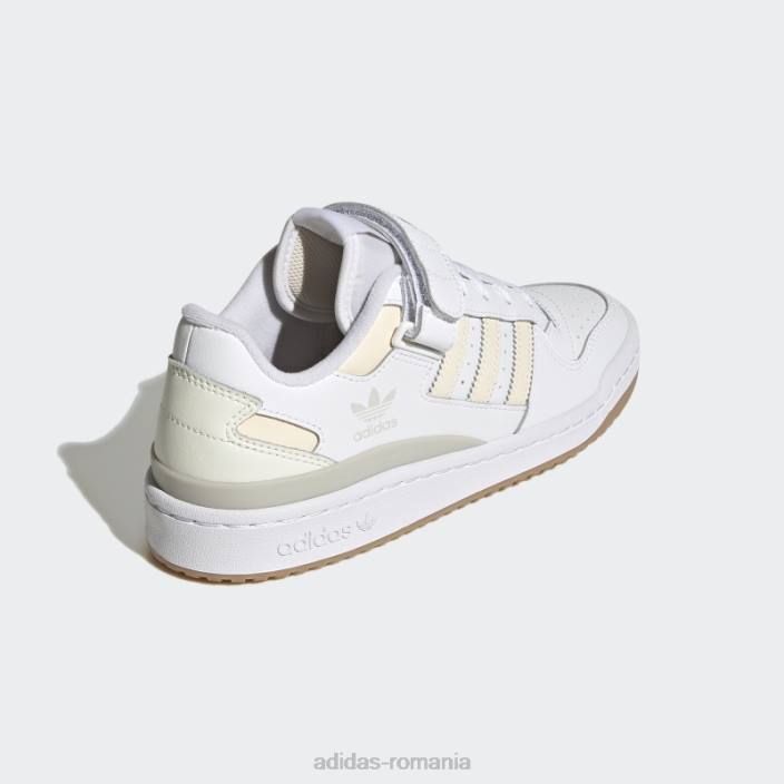 Adidas forum pantofi joase nuanță ecru femei nuanță alb/ecru/gumă 2JBN8676