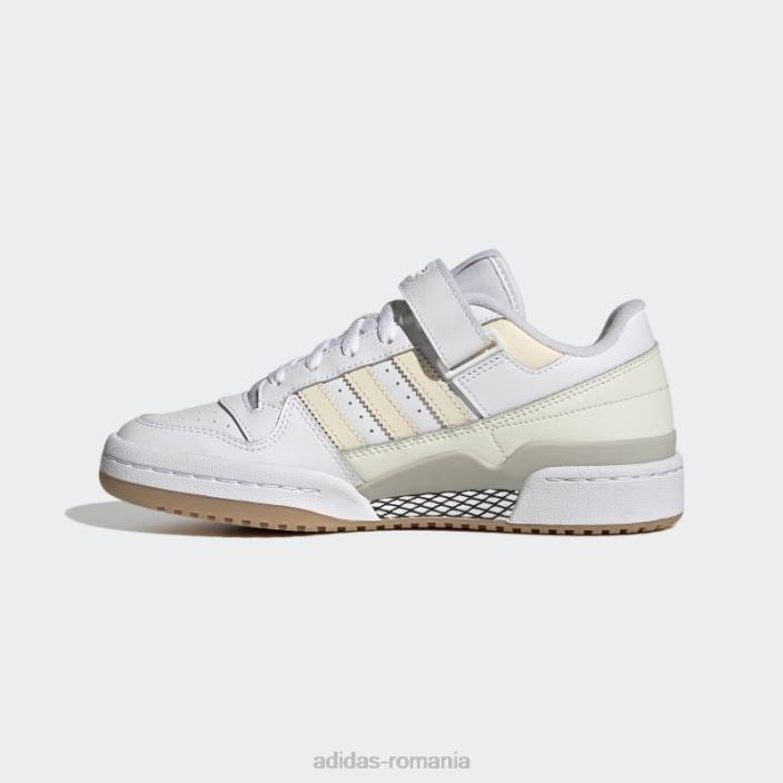 Adidas forum pantofi joase nuanță ecru femei nuanță alb/ecru/gumă 2JBN8676