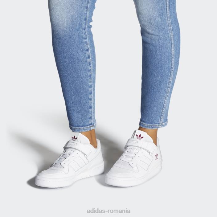 Adidas forum pantofi joase roz soc femei alb/roz șoc 2JBN1957