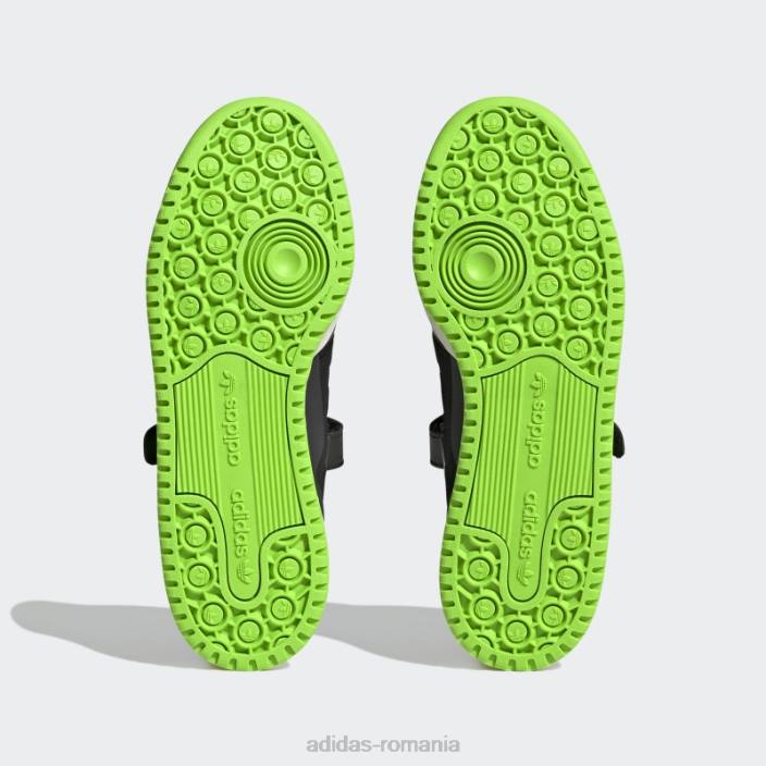 Adidas forum pantofi jos negri femei alb negru 2JBN16153