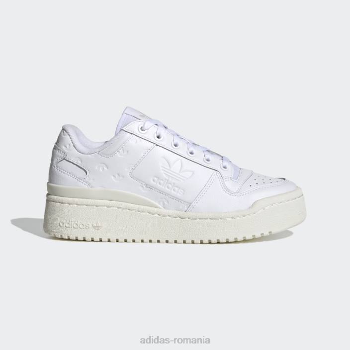 Adidas forum pantofi îndrăzneți albi femei alb 2JBN8327