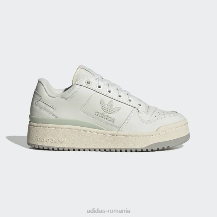 Adidas forum pantofi îndrăzneți nuanță albă adidas femei nuanță albă/verde/albă 2JBN15894