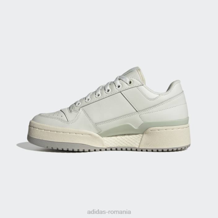 Adidas forum pantofi îndrăzneți nuanță albă adidas femei nuanță albă/verde/albă 2JBN15894