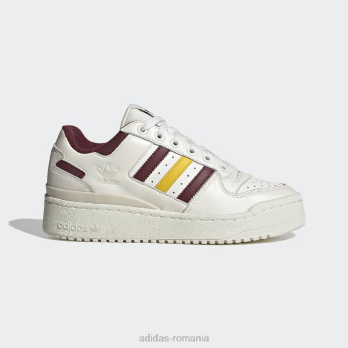 Adidas forum pantofi îndrăzneți roșii femei alb/rosu/aluminiu 2JBN8423