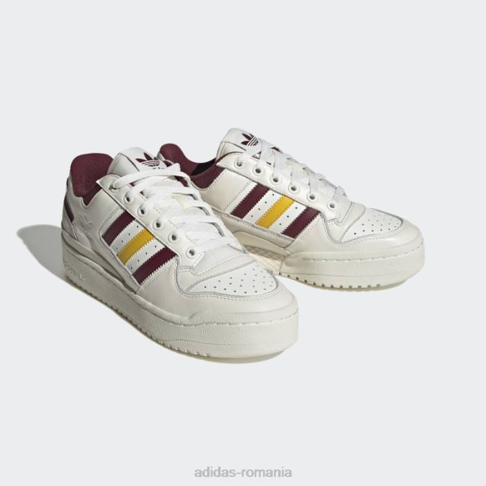 Adidas forum pantofi îndrăzneți roșii femei alb/rosu/aluminiu 2JBN8423