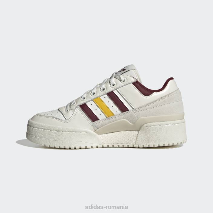 Adidas forum pantofi îndrăzneți roșii femei alb/rosu/aluminiu 2JBN8423