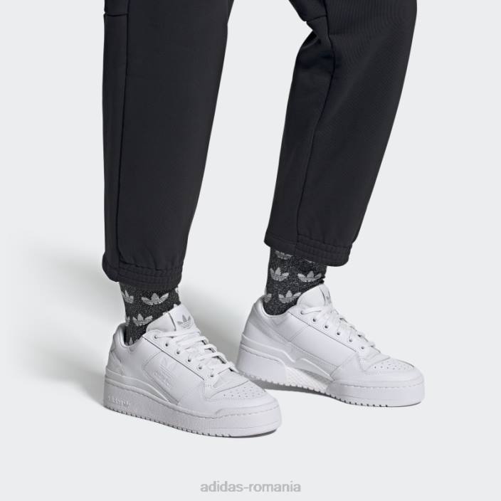 Adidas forum pantofi negri îndrăzneți femei alb negru 2JBN8290