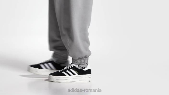 Adidas gazelle bold pantofi negri femei alb negru 2JBN8425