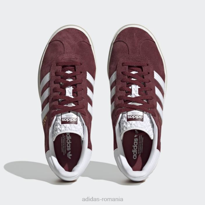 Adidas gazelle bold pantofi roșii femei rosu alb 2JBN15871