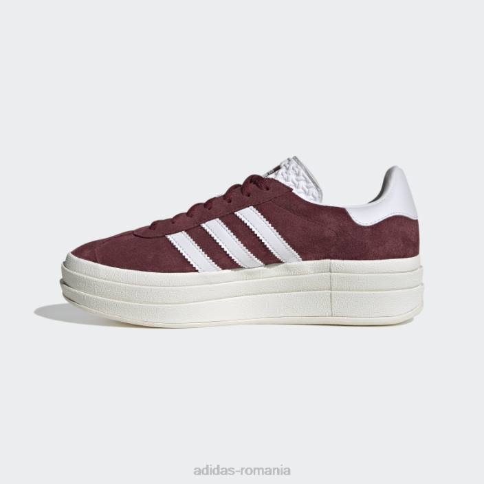 Adidas gazelle bold pantofi roșii femei rosu alb 2JBN15871