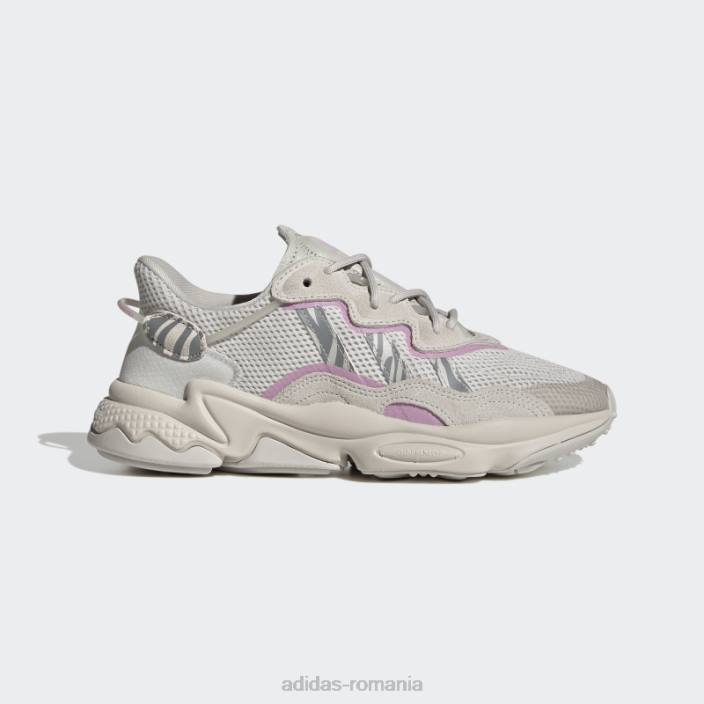 Adidas liliac ozweego pantofi moda femei gri/liliac 2JBN8761