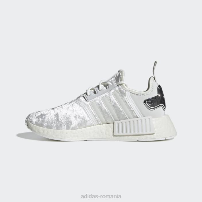 Adidas nmd-r1 pantofi argintii femei alb/argintiu 2JBN8285
