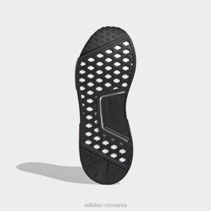 Adidas nmd-r1 thebe magugu pantofi negri femei negru/galben/rosu 2JBN8653