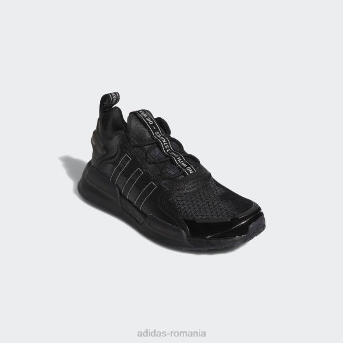 Adidas nmd-v3 pantofi argintiu moda femei negru argintiu 2JBN8734